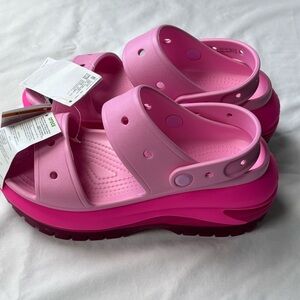 CROCS Mega Crush Matte Pink Sandals